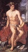 Hendrick Goltzius Mercury as personification of painting France oil painting artist